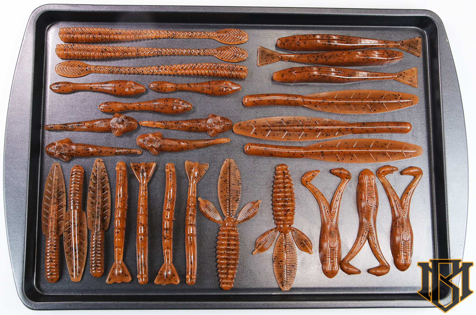 Tray Of Carolina Pumpkin Baits